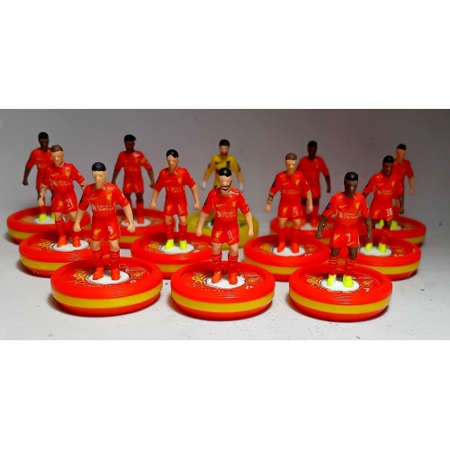 Subbuteo Andrew Table Soccer Liverpool 2024-25 Premier League Winners on New design WSB Professional bases